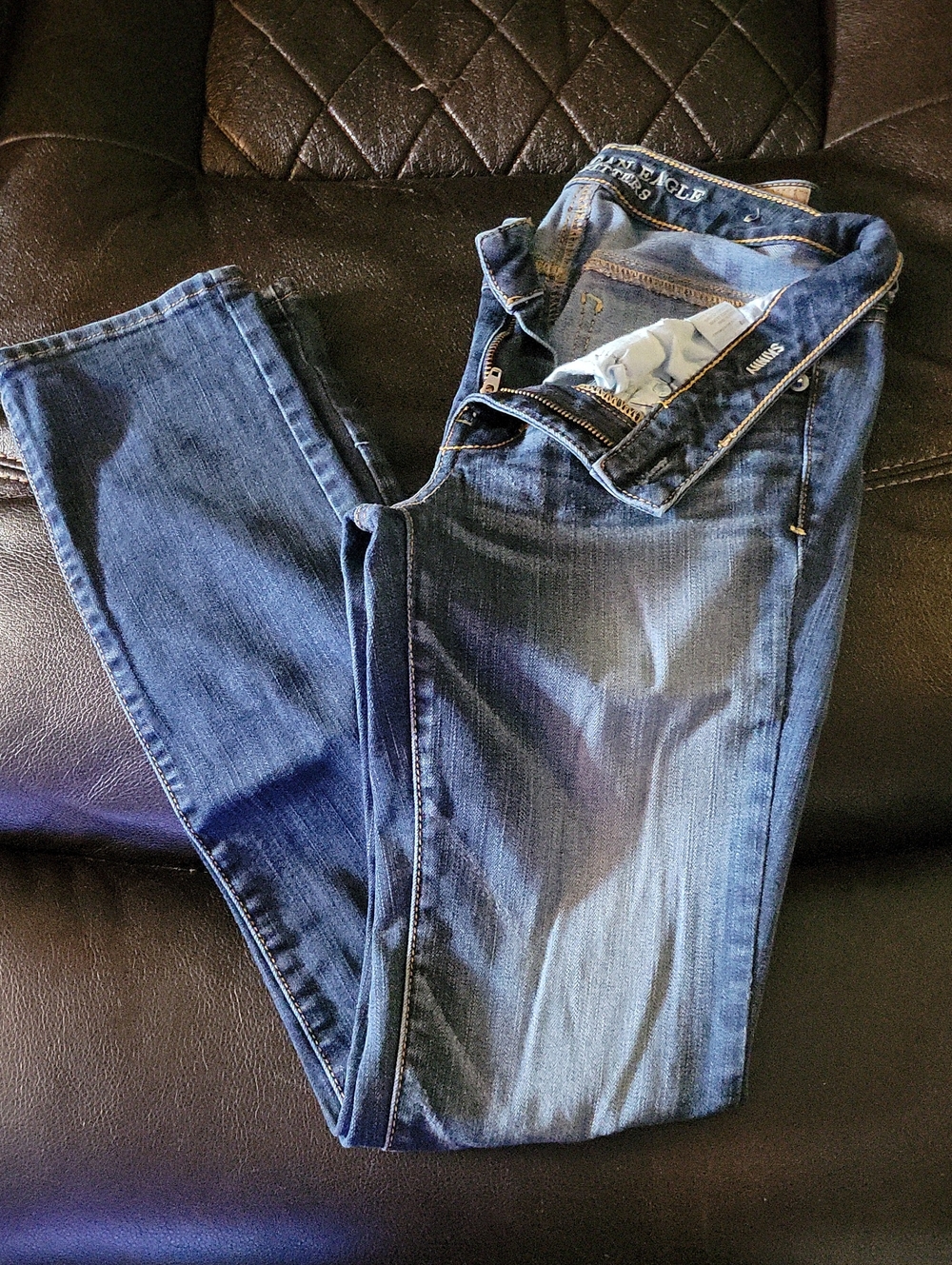 American Eagle Outfitters Women’s Skinny Jeans - Blue Wash